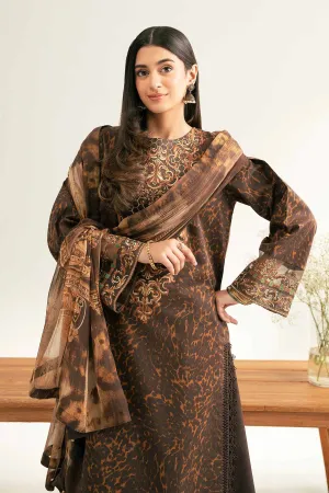 2 Piece - Digital Printed Embroidered Suit - 42501728