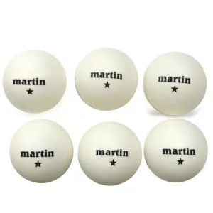 6 White Table Tennis Balls Practice Ping Pong Game Pingpong Sport Player 40mm !