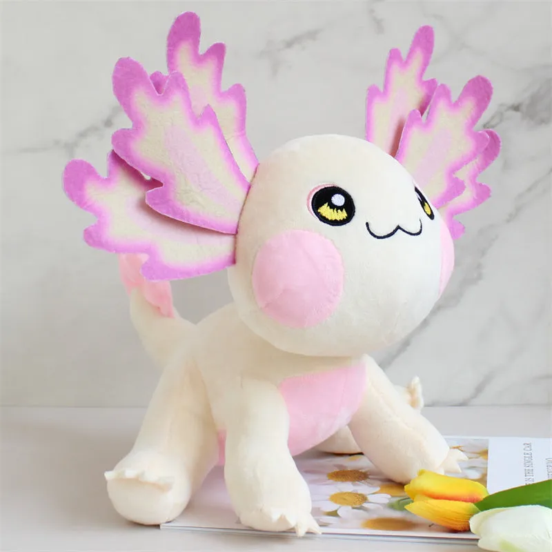 Axolotl Plush Toys Soft Cute Stuffed Animal Pillow Doll