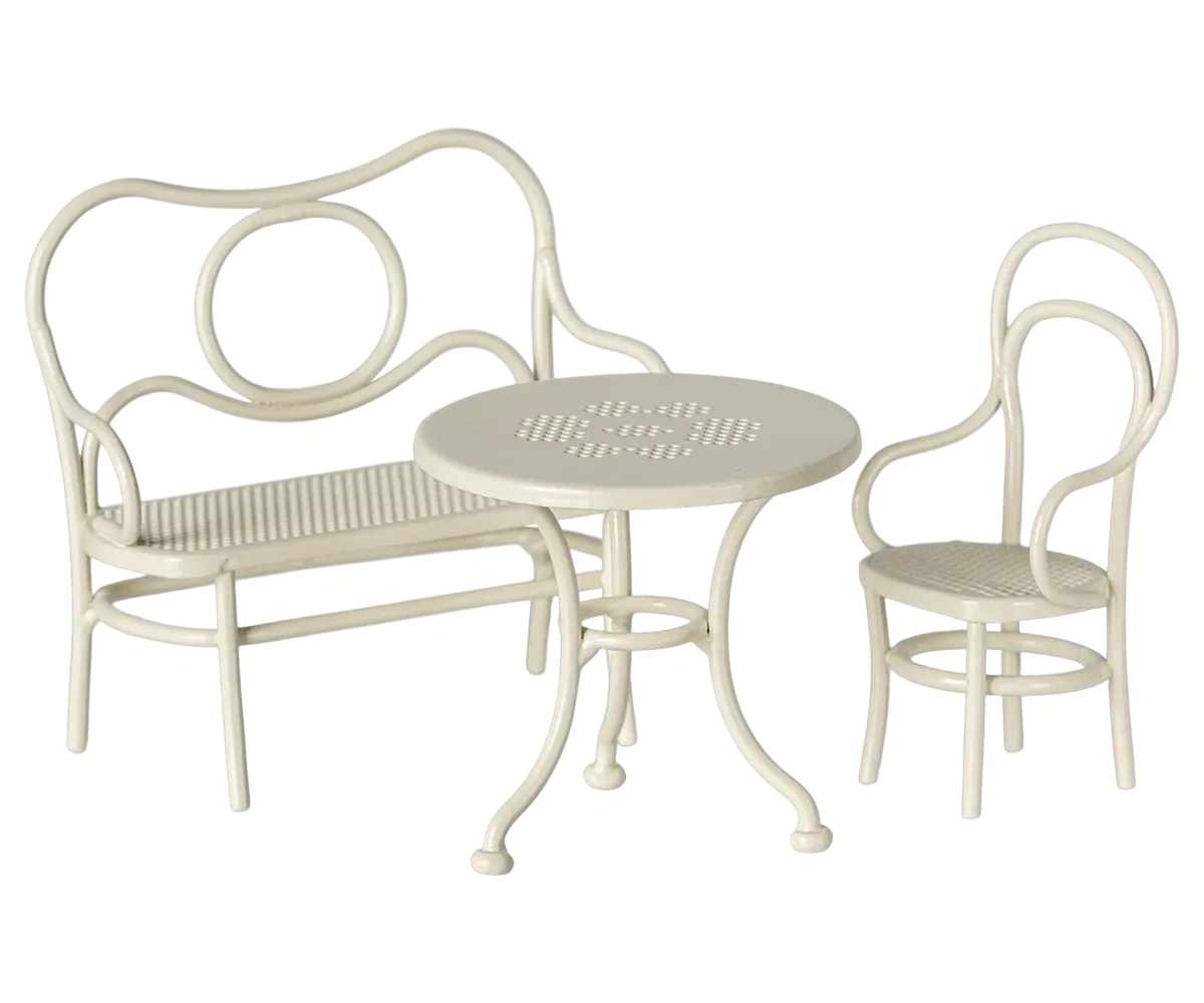 Café Set, Mouse, Small - Off White