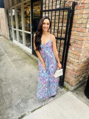 Chase Maxi Dress- Petal Paisley