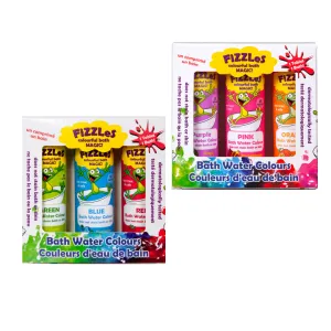 FiZZLeS Colourful Bath Magic for Kids - 6 Pack Assorted Bath Bombs