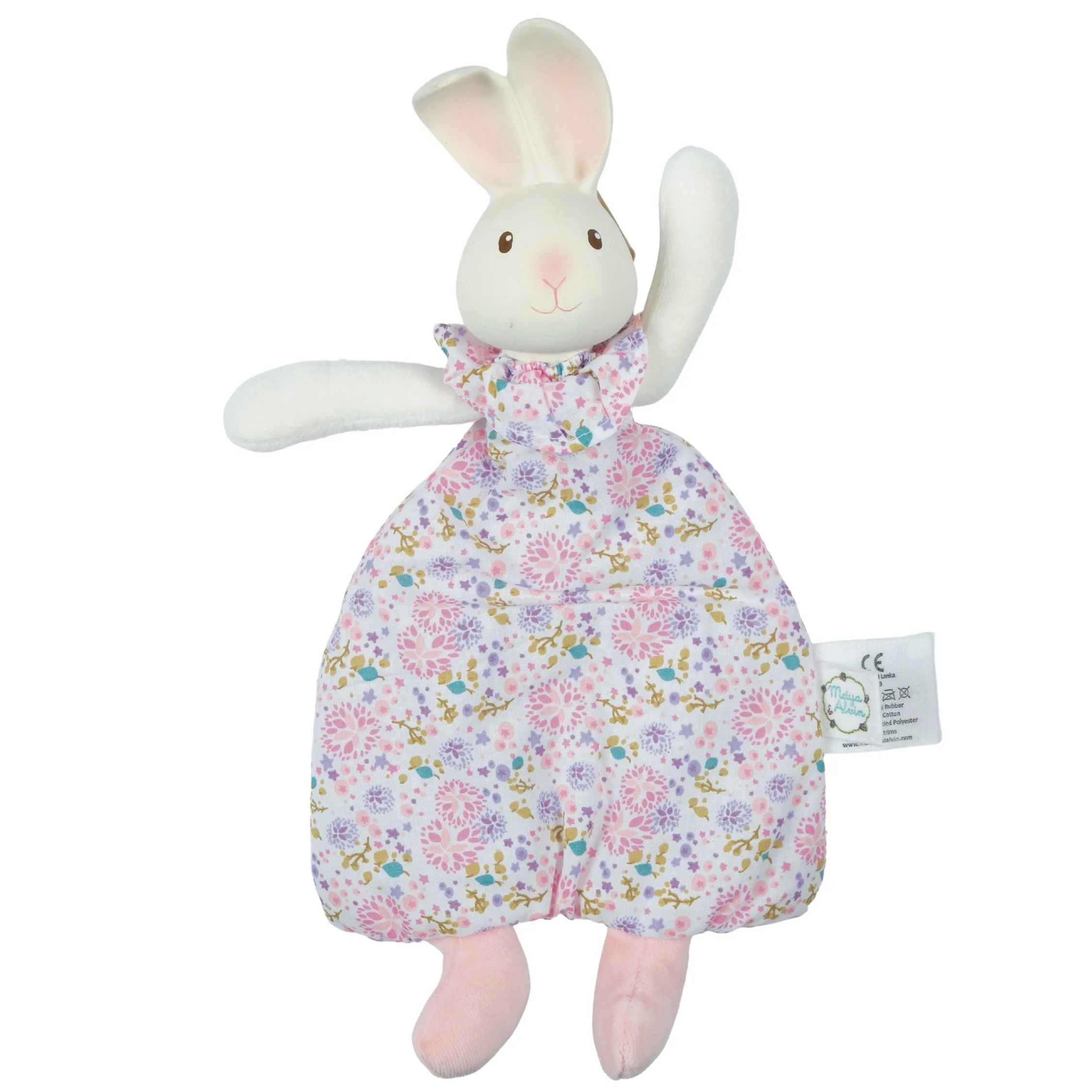 Havah The Bunny Baby Lovey and Organic Teether