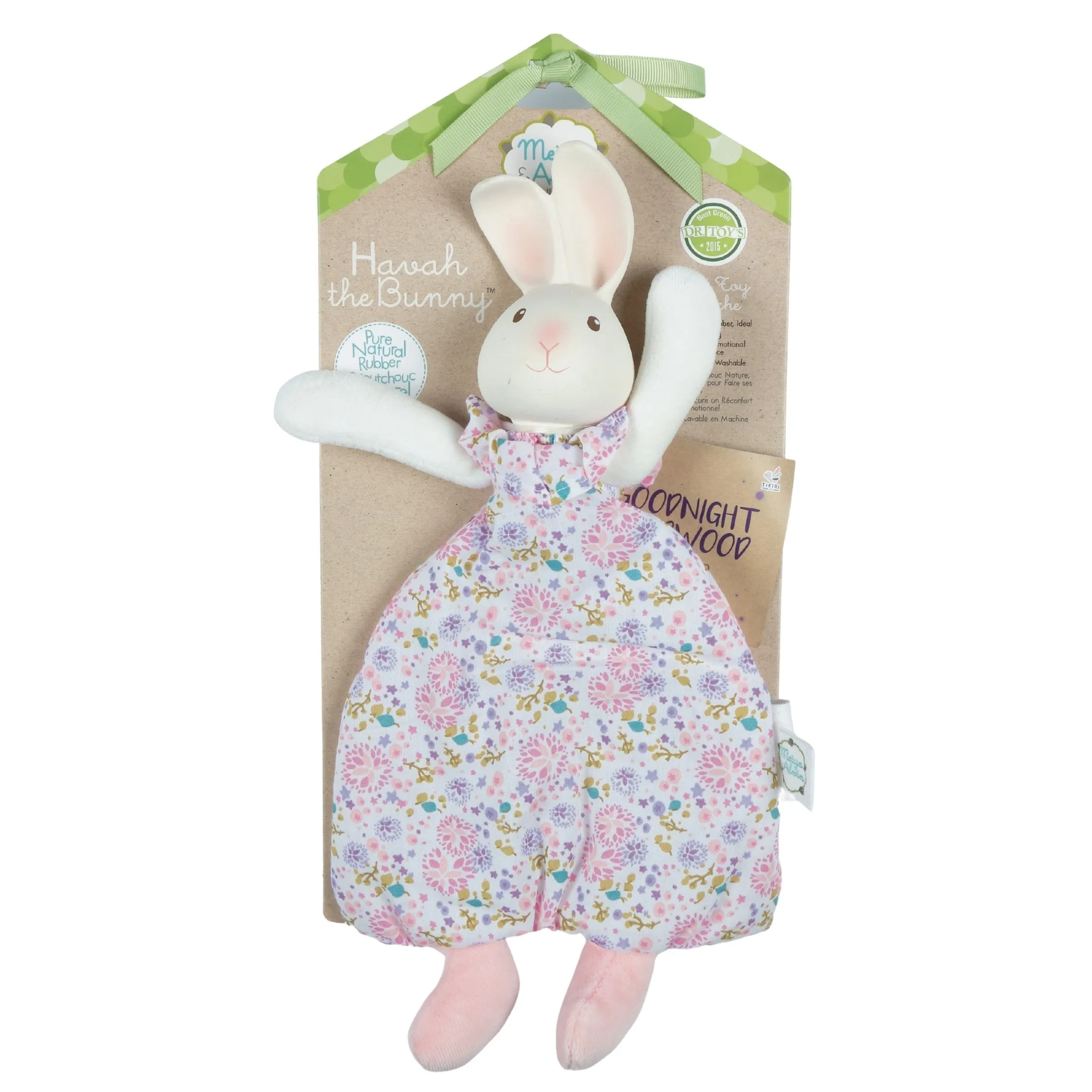 Havah The Bunny Baby Lovey and Organic Teether