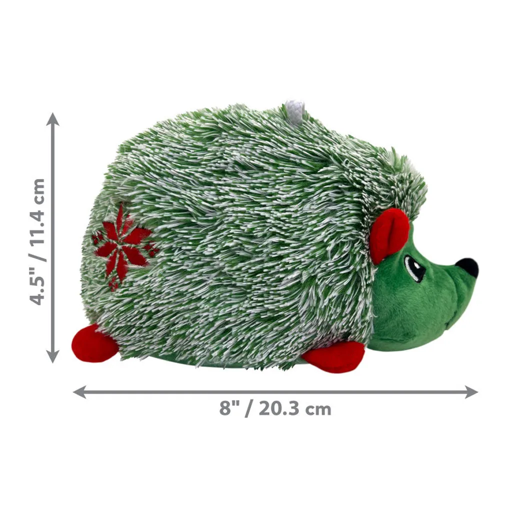 KONG Holiday Comforts Hedgehug Plush Dog Toy