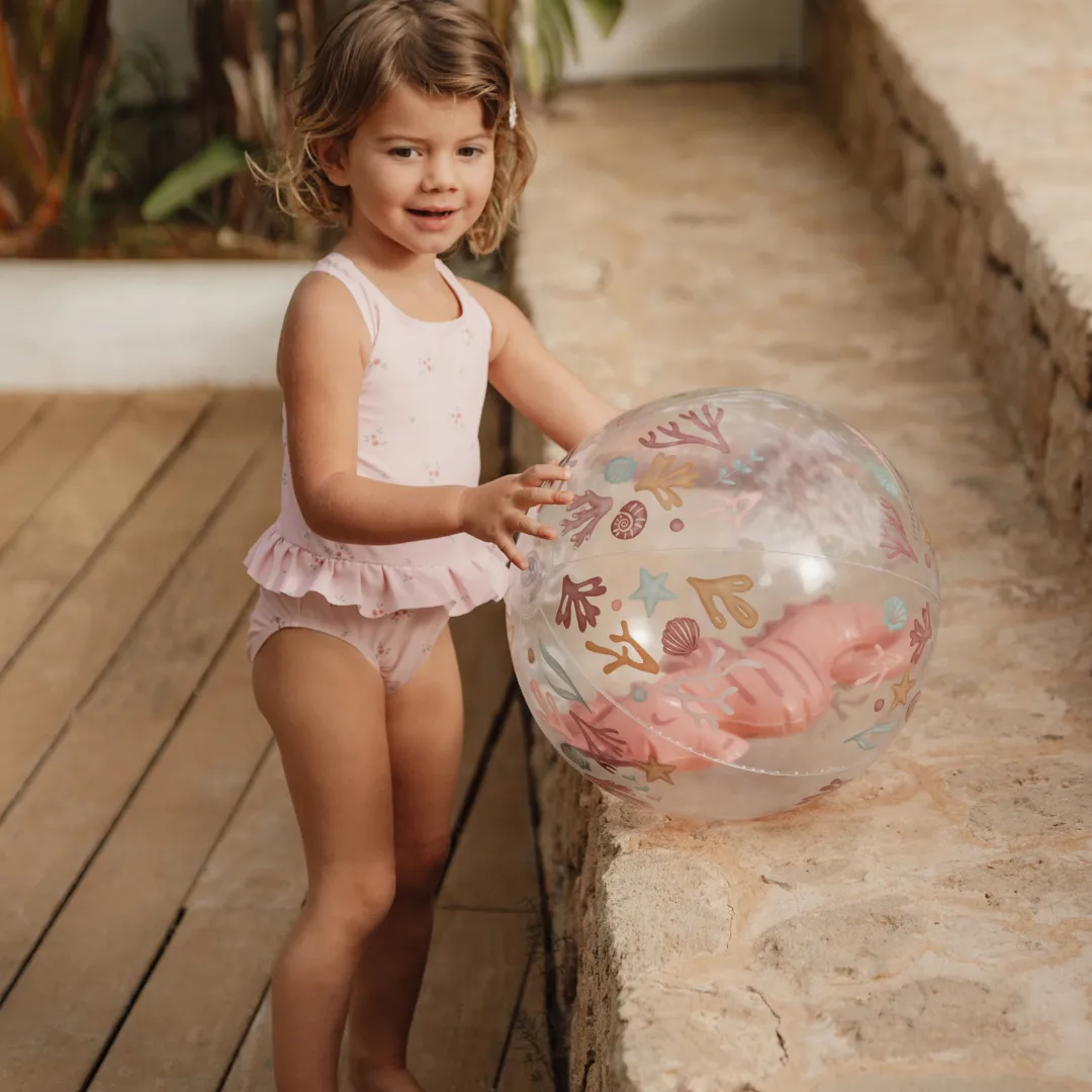 Little Dutch Inflatable Seahorse Beach Ball – Ocean Dreams Pink