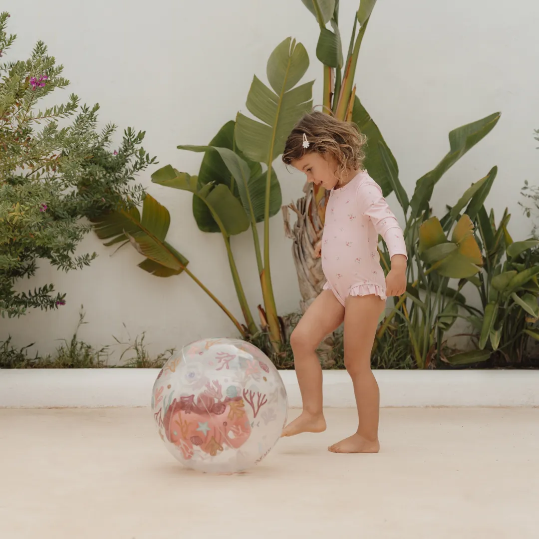 Little Dutch Inflatable Seahorse Beach Ball – Ocean Dreams Pink