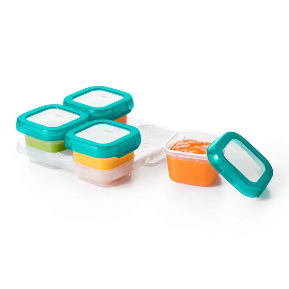 OXO Tot 4-Pack Baby Food Storage Blocks - Teal (4oz)