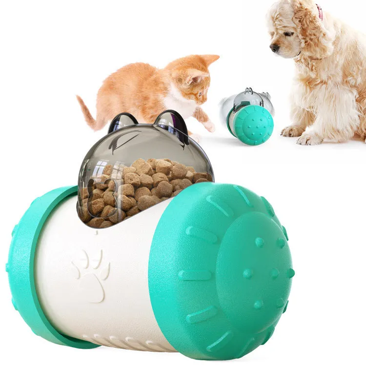 Pet Dog Interactive Tumbler Toys IQ Puzzle Treat Ball Toys Food Dispenser Feeder