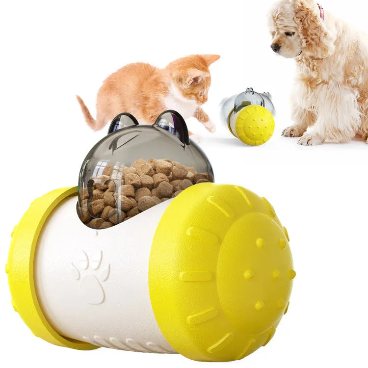 Pet Dog Interactive Tumbler Toys IQ Puzzle Treat Ball Toys Food Dispenser Feeder