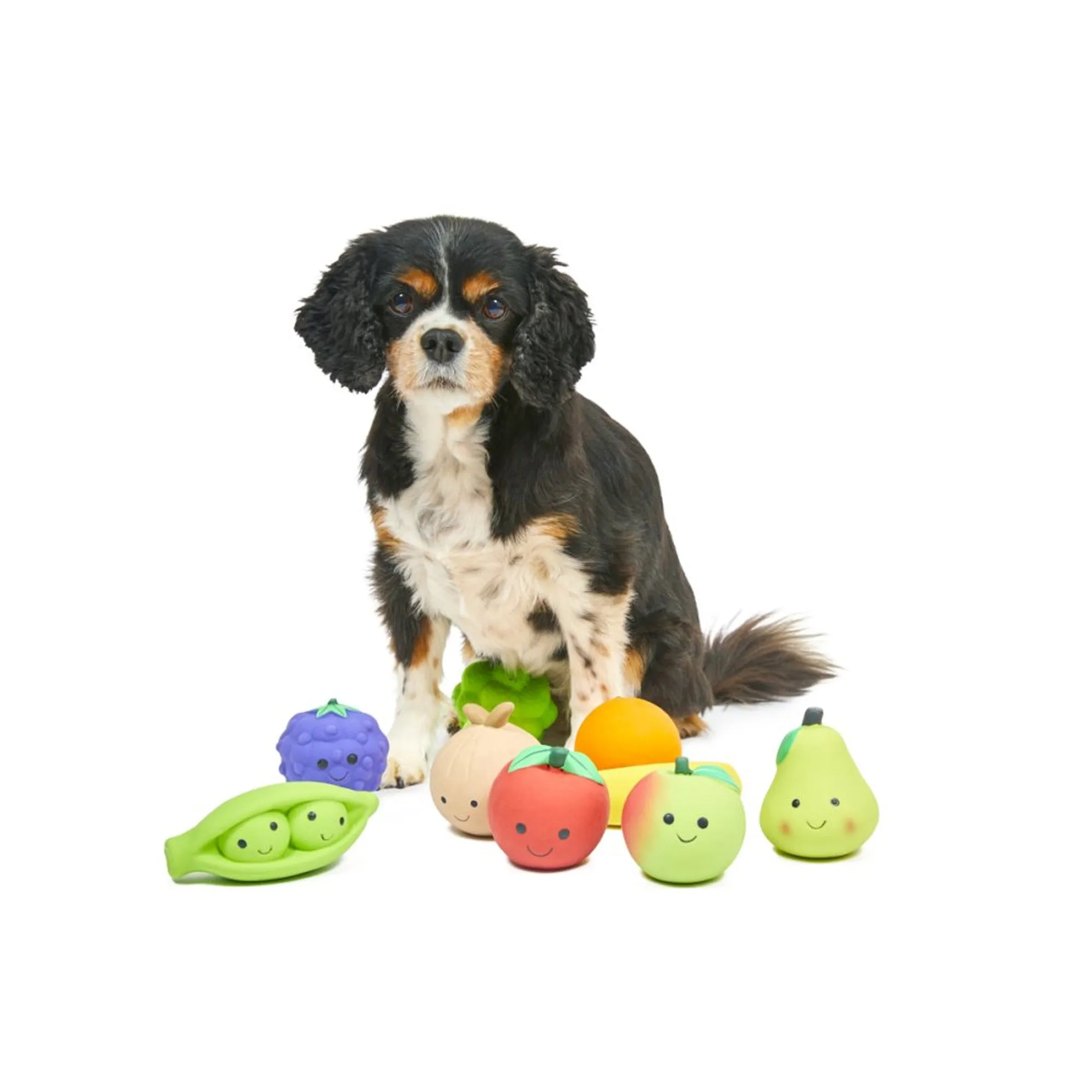 Petface Foodie Faces Latex Pear Dog Toy