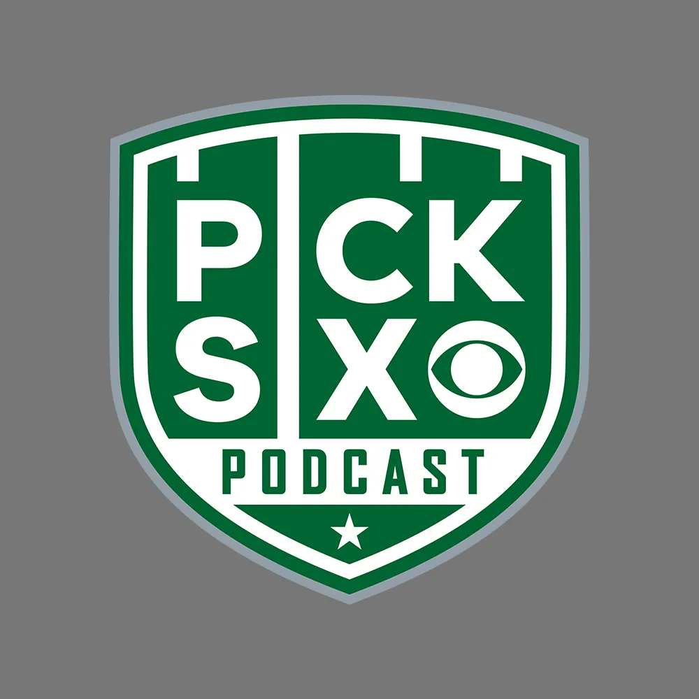 Pick Six Podcast Logo Embroidered Flat Bill Hat