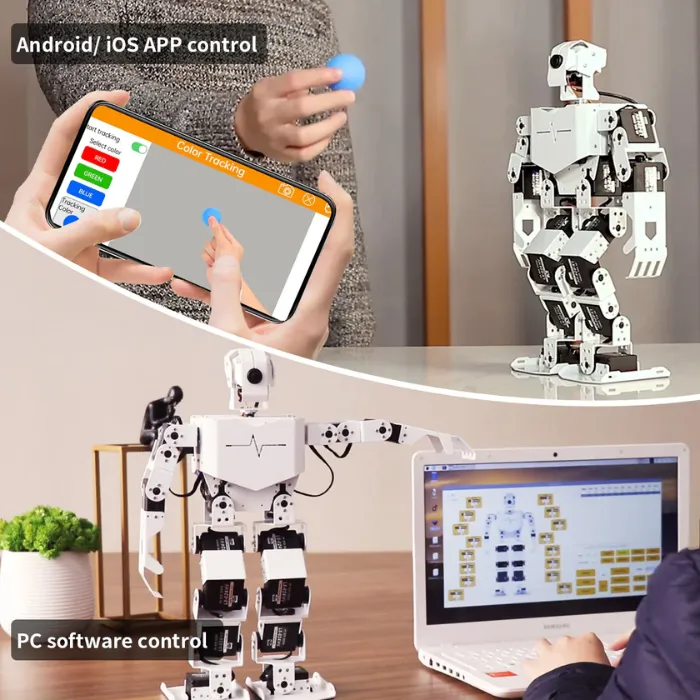 TonyPi Pro Hiwonder Humanoid Robot Development Kit with AI Vision & Raspberry Pi 5