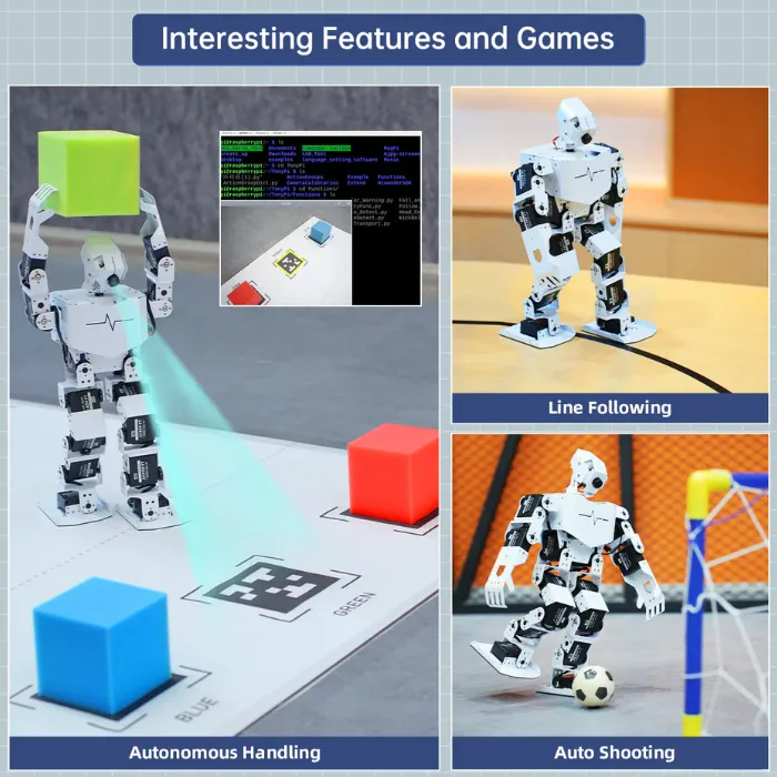 TonyPi Pro Hiwonder Humanoid Robot Development Kit with AI Vision & Raspberry Pi 5