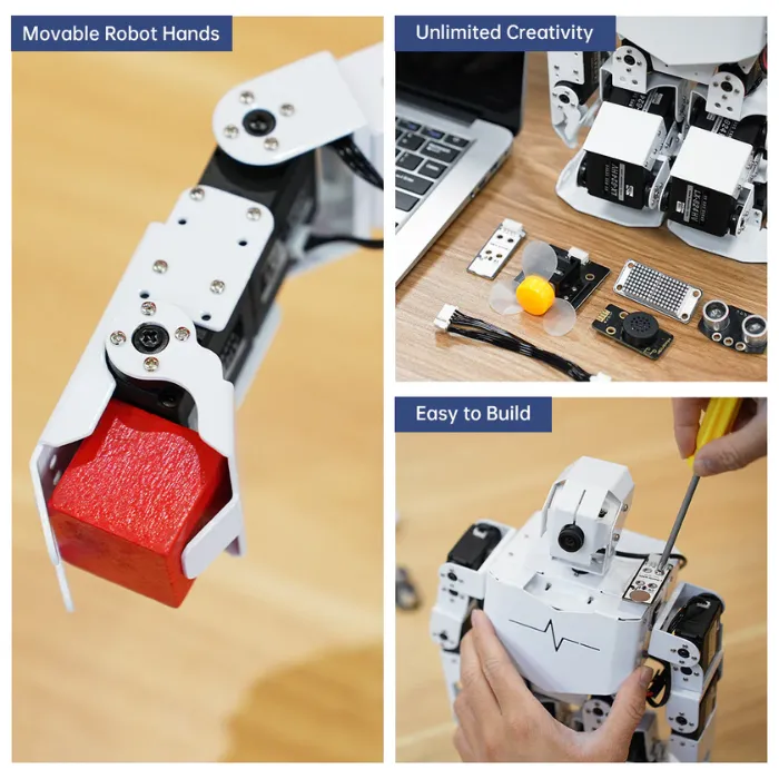 TonyPi Pro Hiwonder Humanoid Robot Development Kit with AI Vision & Raspberry Pi 5